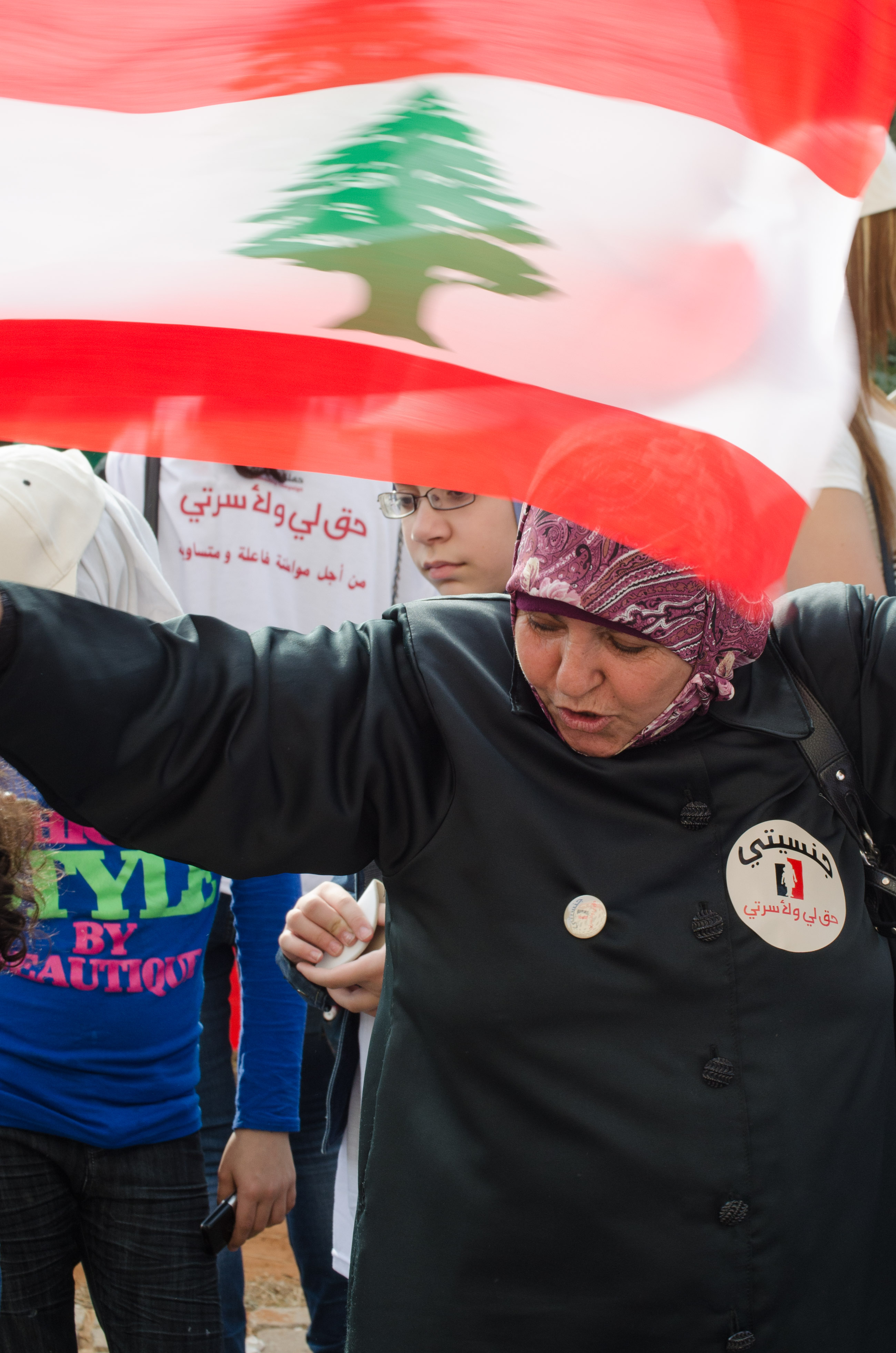 Lebanese Women’s Right to Nationality protest